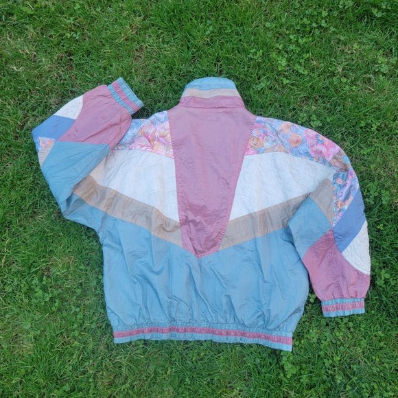 Vintage Active Stuff Windbreaker- Size Small - Picture 2 of 13